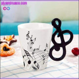 Plus Minus Co Creative Music Violin & Guitar Ceramic Mugs Novelty Gifts, view 4