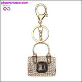 Plus Minus Co Crystal Handbag Charms Purse Key Chain Ring, view 2