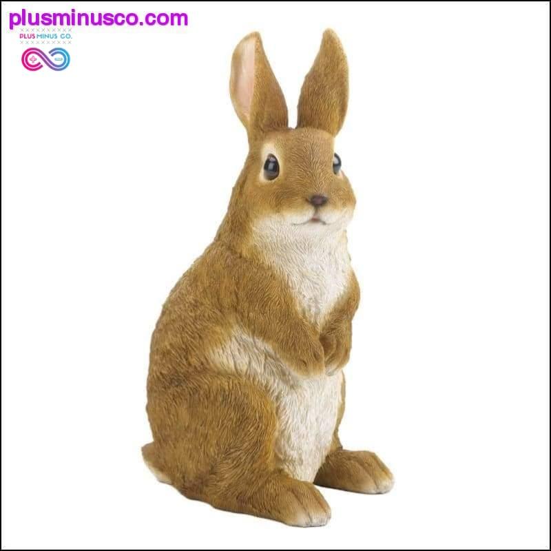 Plus Minus Co Curiously Cute Bunny Garden Figure ll PlusMinusco.com