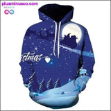 Plus Minus Co Cute 3D Christmas Season Hoodie || PlusMinusco.com, view 4
