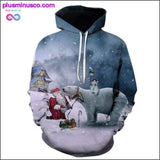 Plus Minus Co Cute 3D Christmas Season Hoodie || PlusMinusco.com, view 5