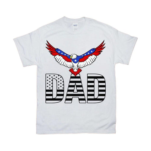Plus Minus Co Dad | Patriotic Red White And Blue Eagle T-Shirts, Father Day Gift IDea, Patriotic american dad