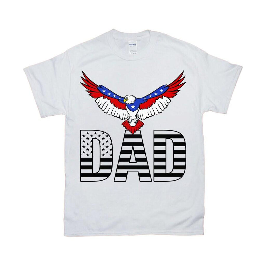 Plus Minus Co Dad | Patriotic Red White And Blue Eagle T-Shirts, Father Day Gift IDea, Patriotic american dad