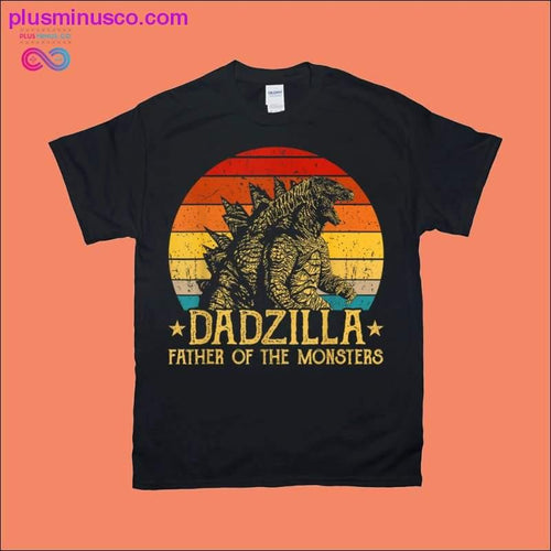 Plus Minus Co Dadzilla Father Of The Monsters Retro Vintage Sunset