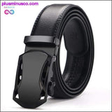 Plus Minus Co Designer Leather Strap Belt for Men for Casual & Formal Wear, view 4