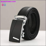 Plus Minus Co Designer Leather Strap Belt for Men for Casual & Formal Wear, view 6