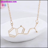Plus Minus Co DMT Chemical Molecule Structure Necklace, view 3