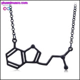 Plus Minus Co DMT Chemical Molecule Structure Necklace, view 6