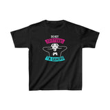 Plus Minus Co Do not disturb, I'm gaming Kids Heavy Cotton Tee, Gamer, Gaming Kids Tee, view 2