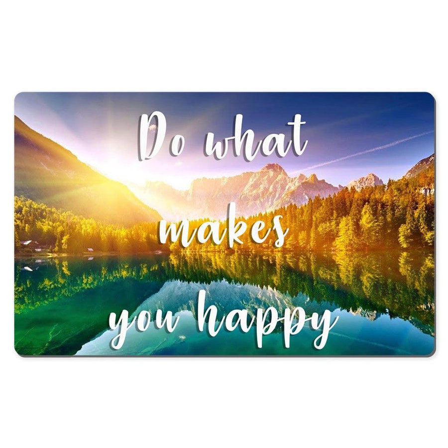 Plus Minus Co Do What Makes You Happy Desk Mats 3400x2200