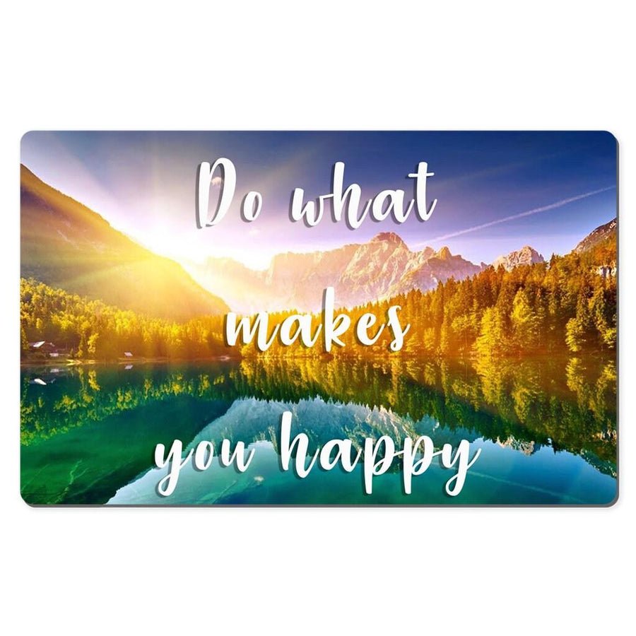 Plus Minus Co Do What Makes You Happy Desk Mats 3400x2200