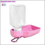 Plus Minus Co Dog Travel Water Bottle Dispenser Foldable Plastic Dog Cat, view 2