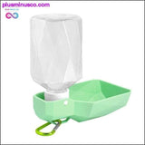 Plus Minus Co Dog Travel Water Bottle Dispenser Foldable Plastic Dog Cat, view 3