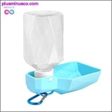 Plus Minus Co Dog Travel Water Bottle Dispenser Foldable Plastic Dog Cat, view 4