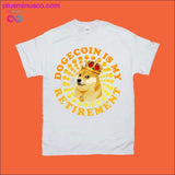 Plus Minus Co Dogecoin is my retirement | Spiral Dots | Retro Sunset, view 2