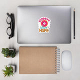 Plus Minus Co Donut lose hope, Don't lose Hope Bubble-free stickers, view 2