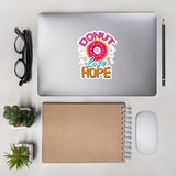 Plus Minus Co Donut lose hope, Don't lose Hope Bubble-free stickers, view 3