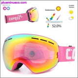 Plus Minus Co Double Layer Ski Goggles || PlusMinusco.com, view 3