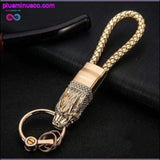 Plus Minus Co Dragon Head Model Weave Keychain Key Holder Zinc Alloy, view 2