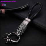 Plus Minus Co Dragon Head Model Weave Keychain Key Holder Zinc Alloy, view 4