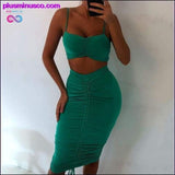 Plus Minus Co Drawstring sexy party bodycon dress Women backless black, view 3