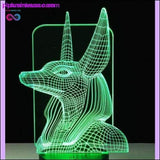 Plus Minus Co Egypt Anubis 3D Illusion Lamp, view 3