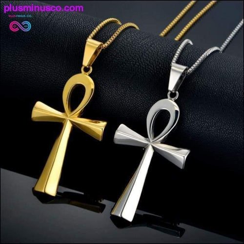 Plus Minus Co Egyptian Ankh Necklace Pendant