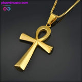 Plus Minus Co Egyptian Ankh Necklace Pendant, view 3