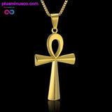 Plus Minus Co Egyptian Ankh Necklace Pendant, view 5