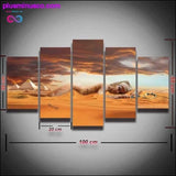 Plus Minus Co Egyptian pyramids landscape Canvas Print, view 4