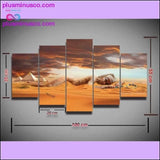 Plus Minus Co Egyptian pyramids landscape Canvas Print, view 5