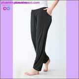Plus Minus Co Elastic Waist Modal Tai Chi Yoga Loose Baggy Harem Pants Men, view 5