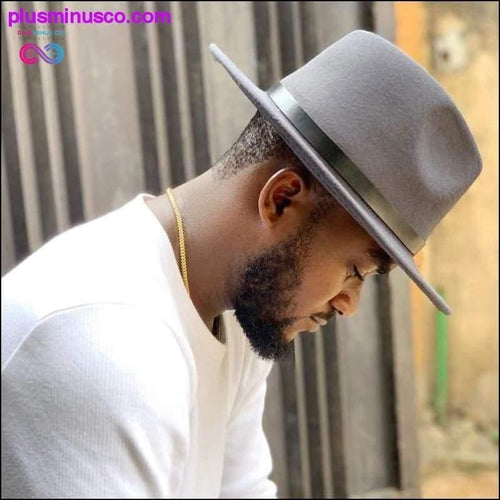 Plus Minus Co Elegant Classic Fedora Hat || PlusMinusco.com
