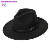 Plus Minus Co Elegant Classic Fedora Hat || PlusMinusco.com, view 2