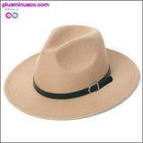Plus Minus Co Elegant Classic Fedora Hat || PlusMinusco.com, view 4