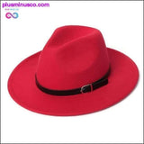 Plus Minus Co Elegant Classic Fedora Hat || PlusMinusco.com, view 5