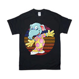 Plus Minus Co Elephant In Pjs Beach Colors | Kid's Shirt, Sleepover Party Shirt, view 2