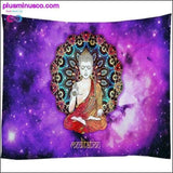 Plus Minus Co Elephant Tapestry Psychedelic Galaxy Starry Indian Mandala, view 2