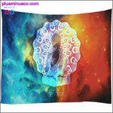 Plus Minus Co Elephant Tapestry Psychedelic Galaxy Starry Indian Mandala, view 3