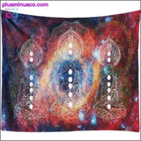 Plus Minus Co Elephant Tapestry Psychedelic Galaxy Starry Indian Mandala, view 5