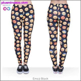 Plus Minus Co Emoji Printed Leggings, view 2