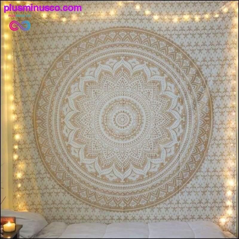 Plus Minus Co Enipate Large Mandala Indian Tapestry Wall Hanging Bohemian
