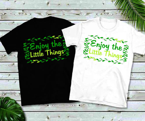 Plus Minus Co Enjoy The Little Things T-Shirts