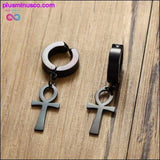 Plus Minus Co Eternal Cross Egypt Cleopatra Ankh Queen Ankara Earrings for, view 4