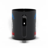 Plus Minus Co Every Day I Push Hard Reach My Limit Black Mugs,Men's Weight Lifting, Athletic T-Shirt, Gym Workout, Fitness Sports, view 4