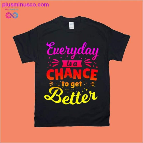 Plus Minus Co Everyday is a chance to get Better T-Shirts