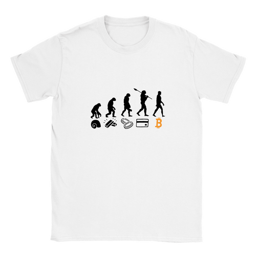 Plus Minus Co Evoluation of Money, Crypto Currency, Bitcoin, HODL, Classic Unisex Crewneck T-shirt, buy 3 get fourth one free
