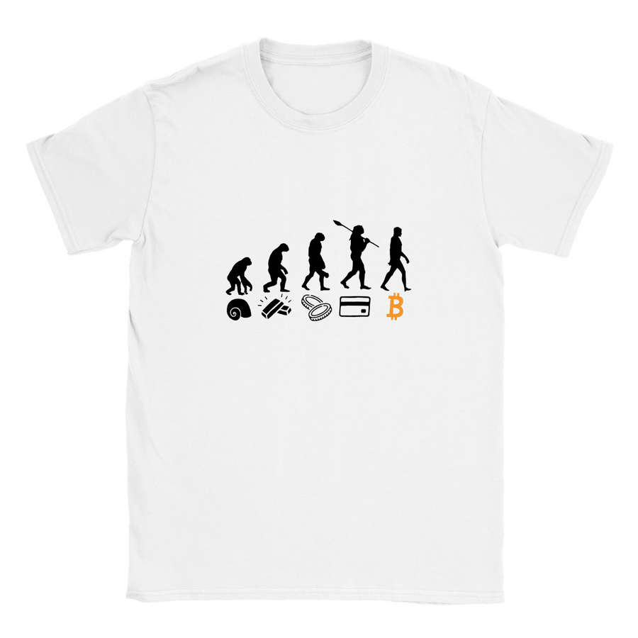 Plus Minus Co Evoluation of Money, Crypto Currency, Bitcoin, HODL, Classic Unisex Crewneck T-shirt, buy 3 get fourth one free