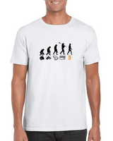Plus Minus Co Evoluation of Money, Crypto Currency, Bitcoin, HODL, Classic Unisex Crewneck T-shirt, buy 3 get fourth one free, view 3