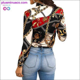 Plus Minus Co Print Chain Tie Shirt, view 3